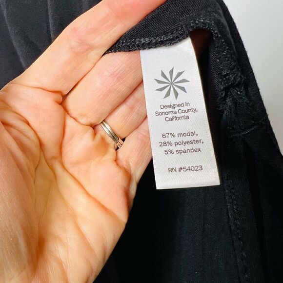 Athleta black lightweight cowl neck tunic - Picture 4 of 9